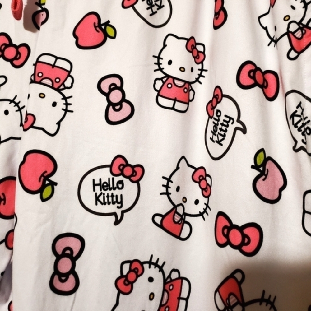 Hello Kitty Sleepwear Pants Apple Teacher Spring Pj Bottoms NWOT - Picture 4 of 7